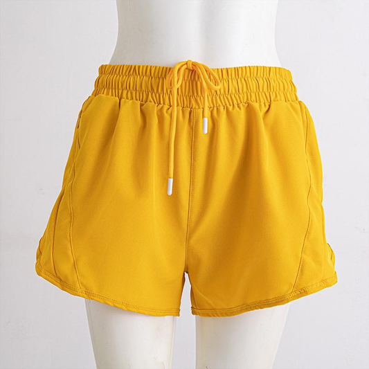 preorder SS0917 Yoga Solid Color Girls Shorts