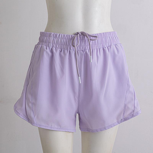 preorder SS0919 Yoga Solid Color Girls Shorts