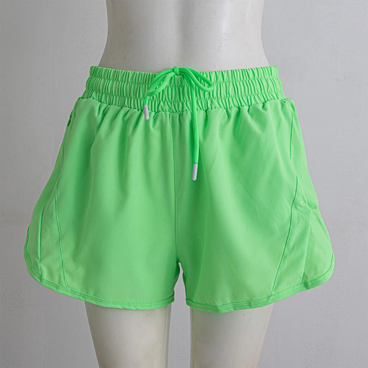 preorder SS0921 Yoga Solid Color Girls Shorts