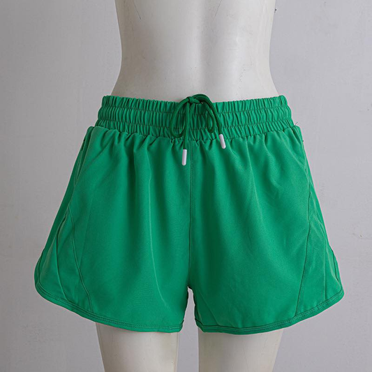 preorder SS0923 Yoga Solid Color Girls Shorts