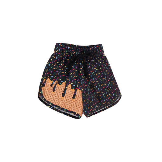 preorder SS0931 Black Sprinkles Girls Shorts