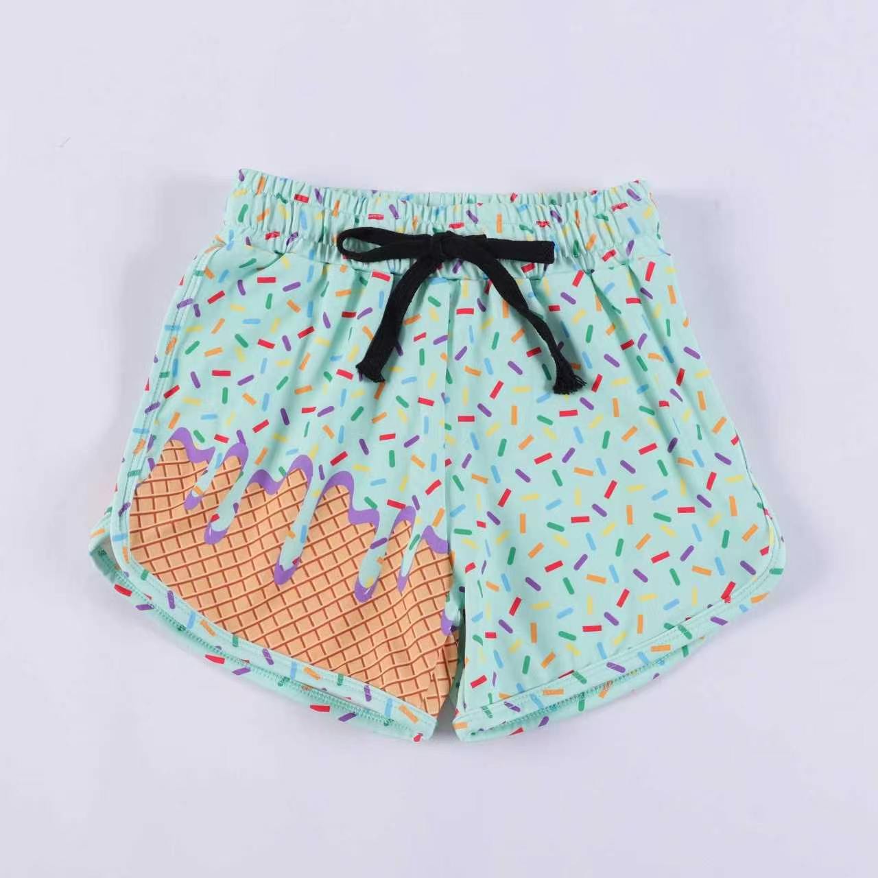 preorder SS0932 Mint Green Sprinkles Girls Shorts