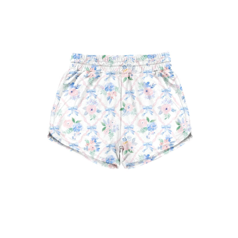 preorder SS0934 Flowers Bows Girls Shorts