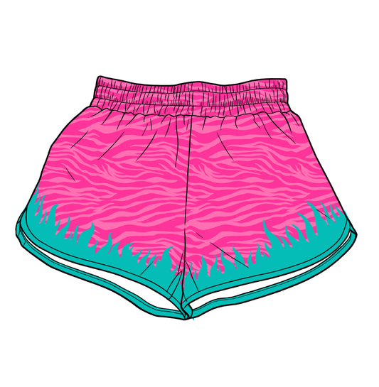 preorder SS0944 Yoga Hot Pink Adult Women Shorts