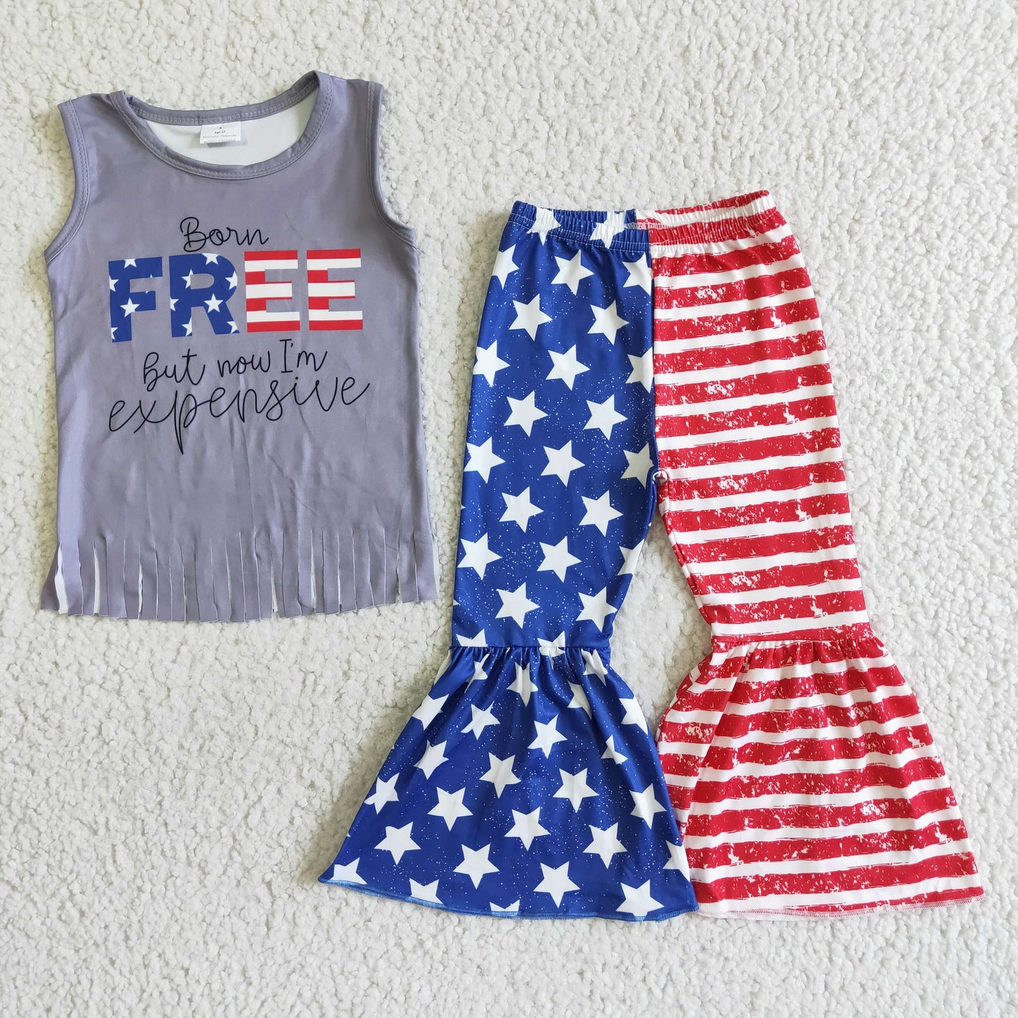 GSPO0050 4th Of July Free Baby Kids Outfits