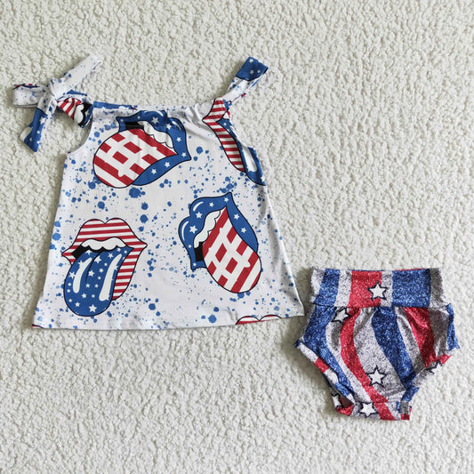 GBO0042 4th Of July Baby Bummies Set