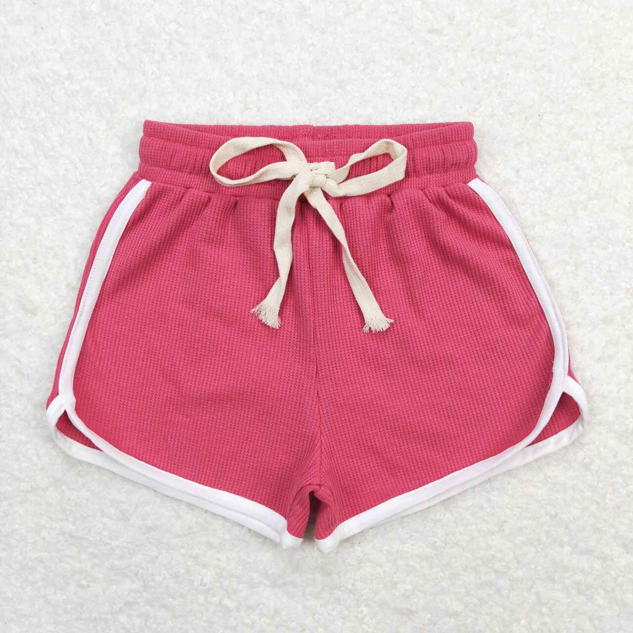 SS0317 hot pink girls shorts