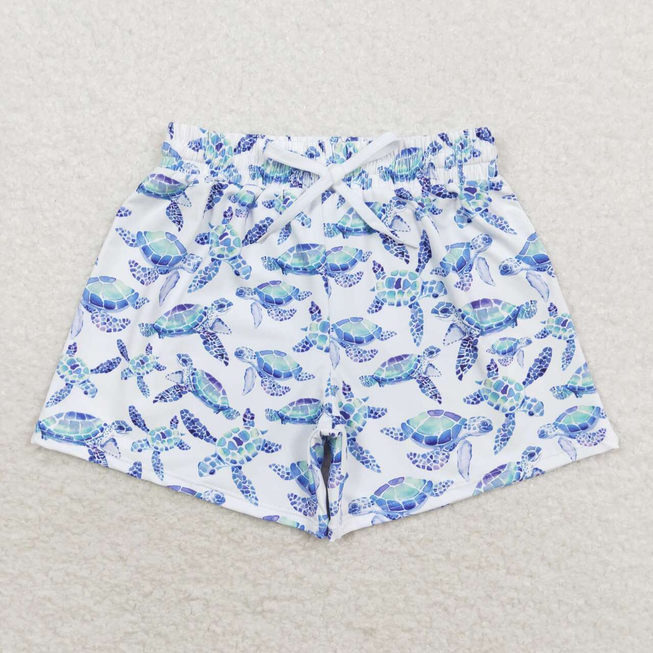 S0431 tortoise blue boys swimming trunk