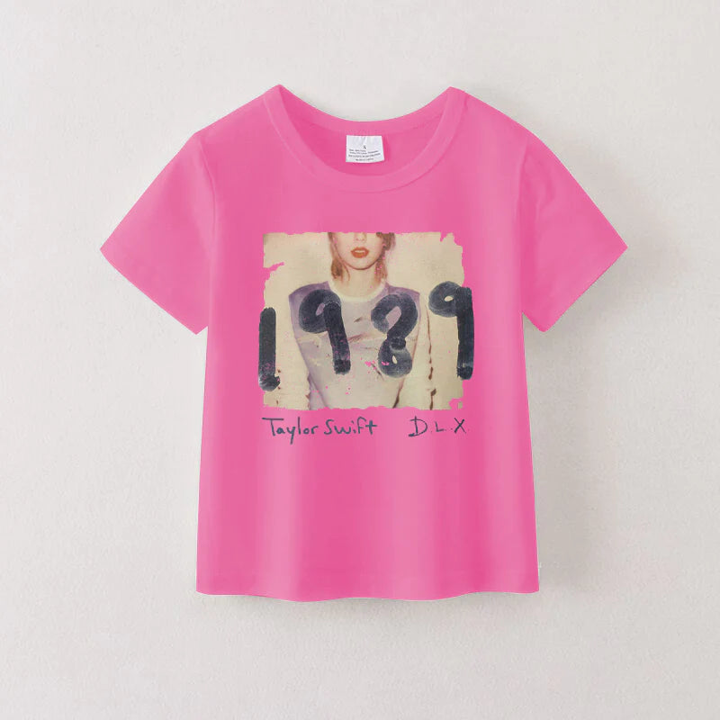 custom mama & me country singer 1989 hot pink short sleeve top