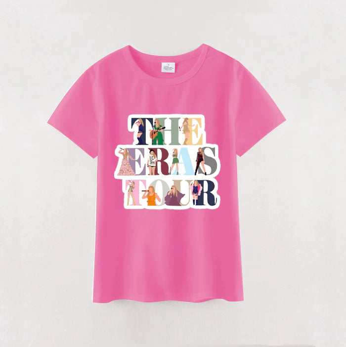 custom mama & me country singer the era hot pink short sleeve top