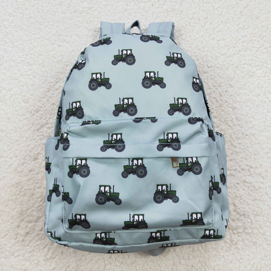 BA0121 Farm tractors green kids bag