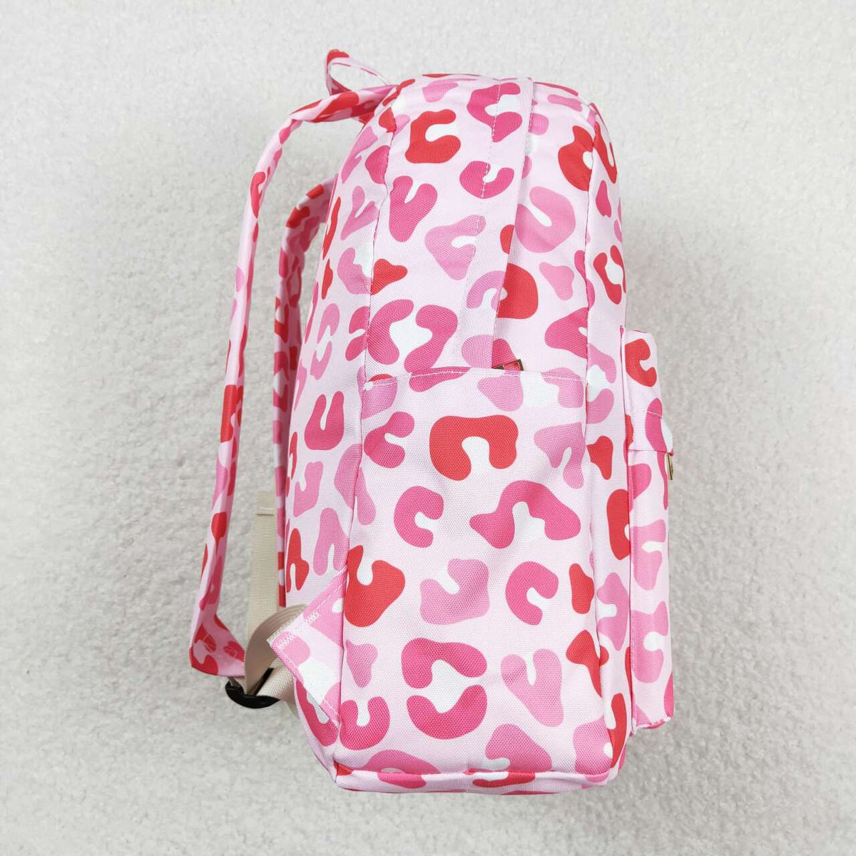 BA0150 Pink leopard kids bag