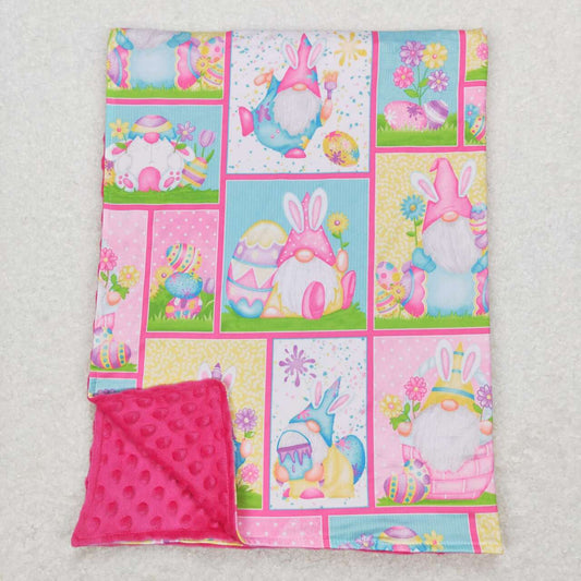 BL0094 Easter cartoon rabbit egg baby blanket