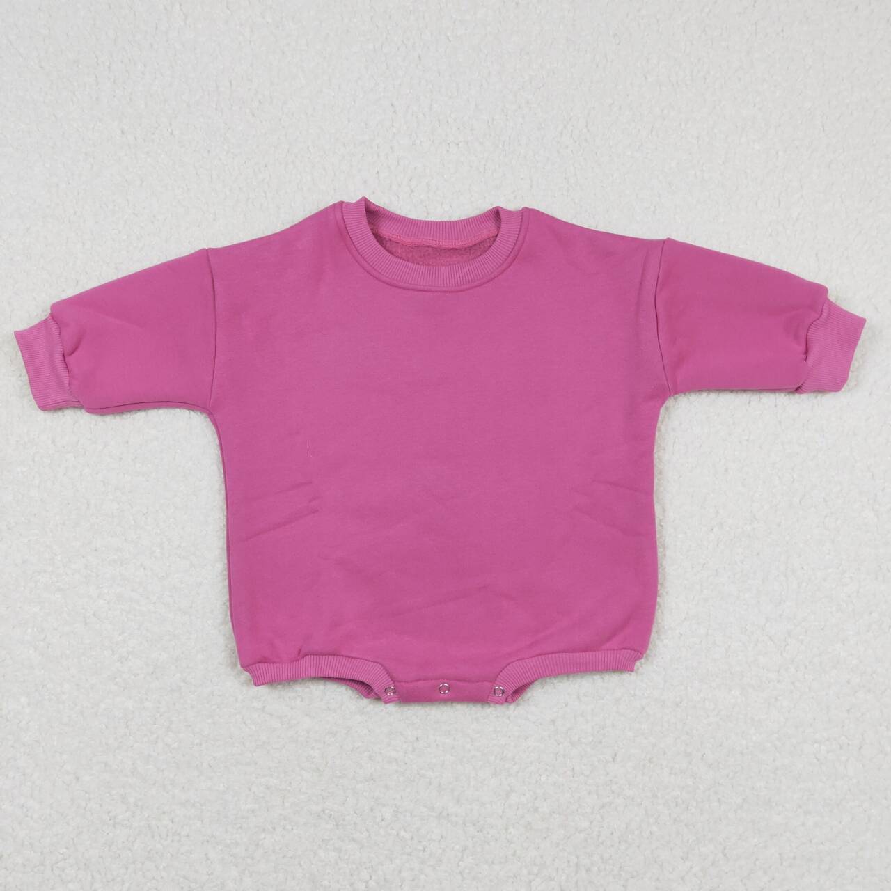 LR0919 hot pink cotton Baby Kids Romper