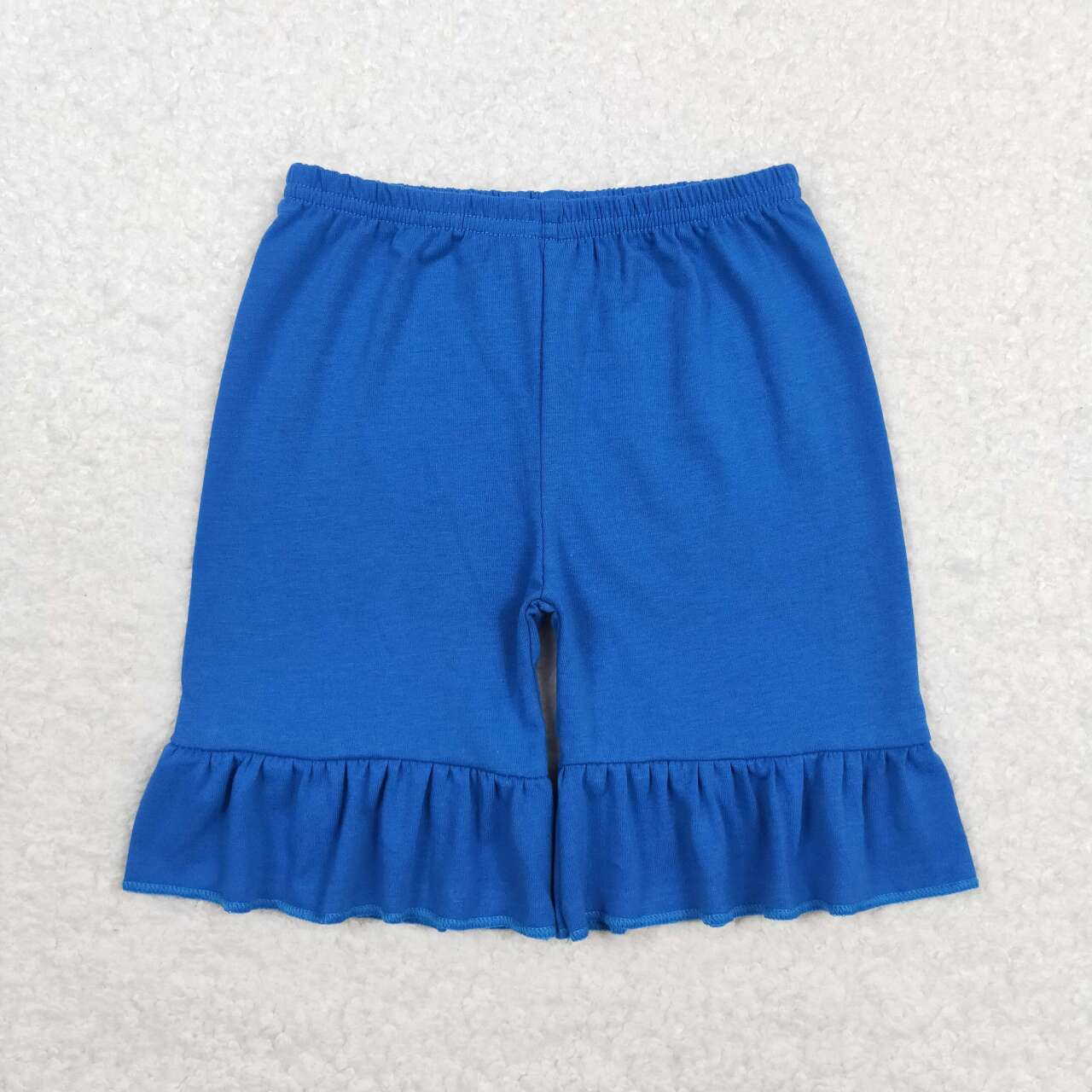 SS0349 cartoon blue girls shorts