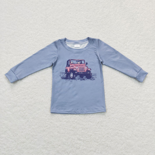 BT0392 Hunt cross country vehicle long sleeve boys top