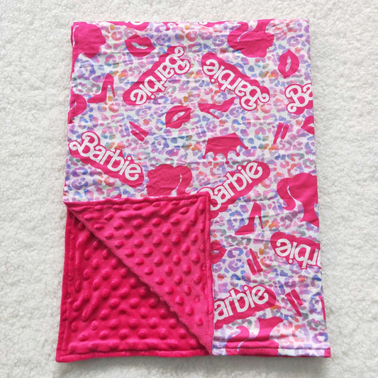 BL0053 BA Hot Pink Baby Blanket