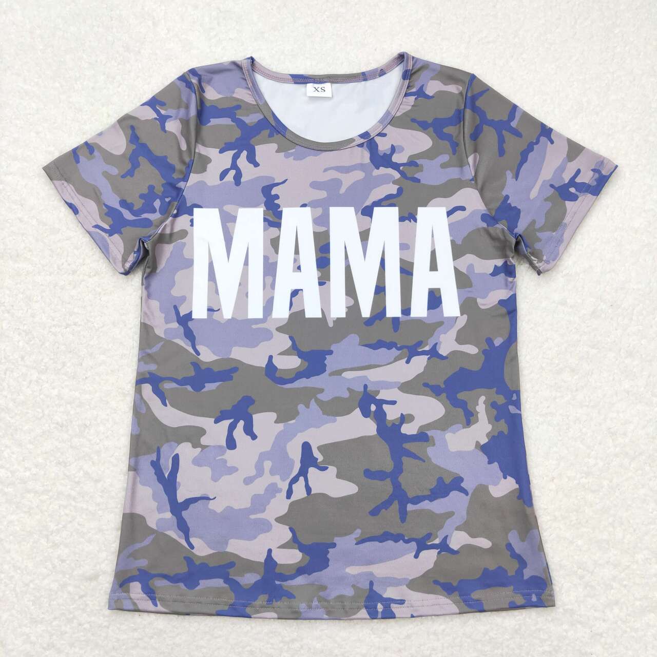 GT0510 mama camo short sleeve adult top