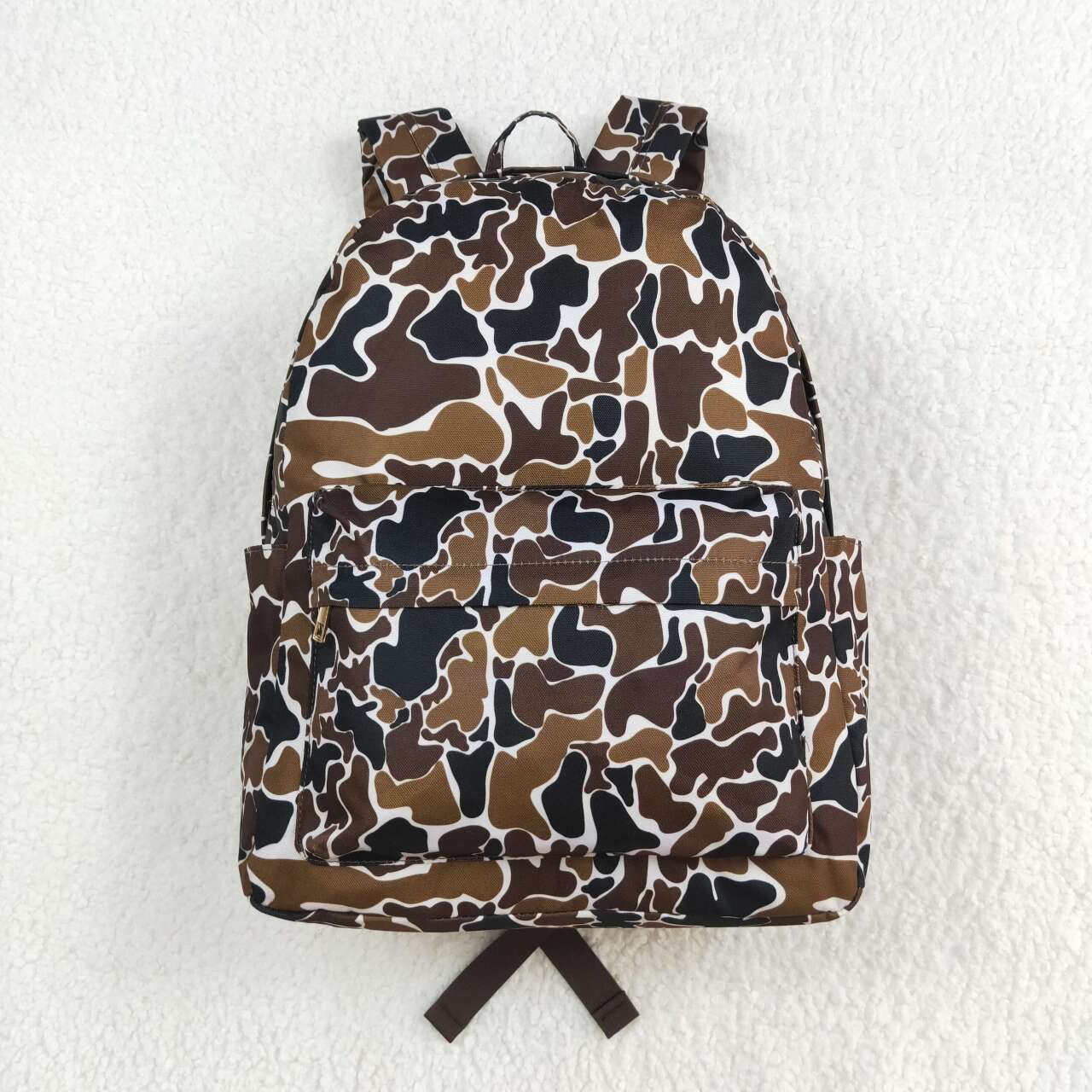 BA0236 brown camo kids bag 17*13.5*5 inches