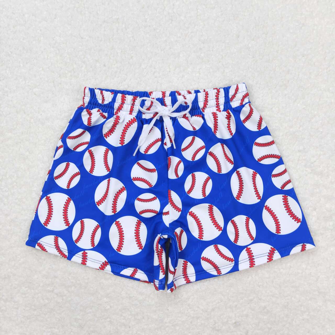 S0275 baseball blue boys swimming trunk