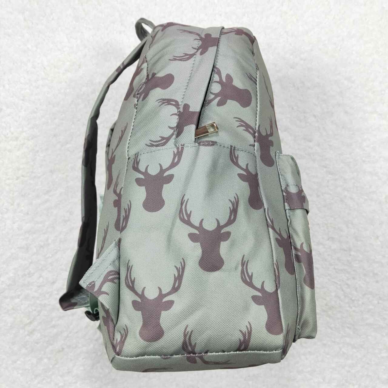 BA0171 Hunting deer green kids bag
