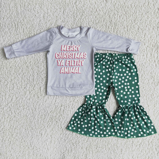 6 A7-16 Merry Christmas Ya Filthy Animal Girls Set