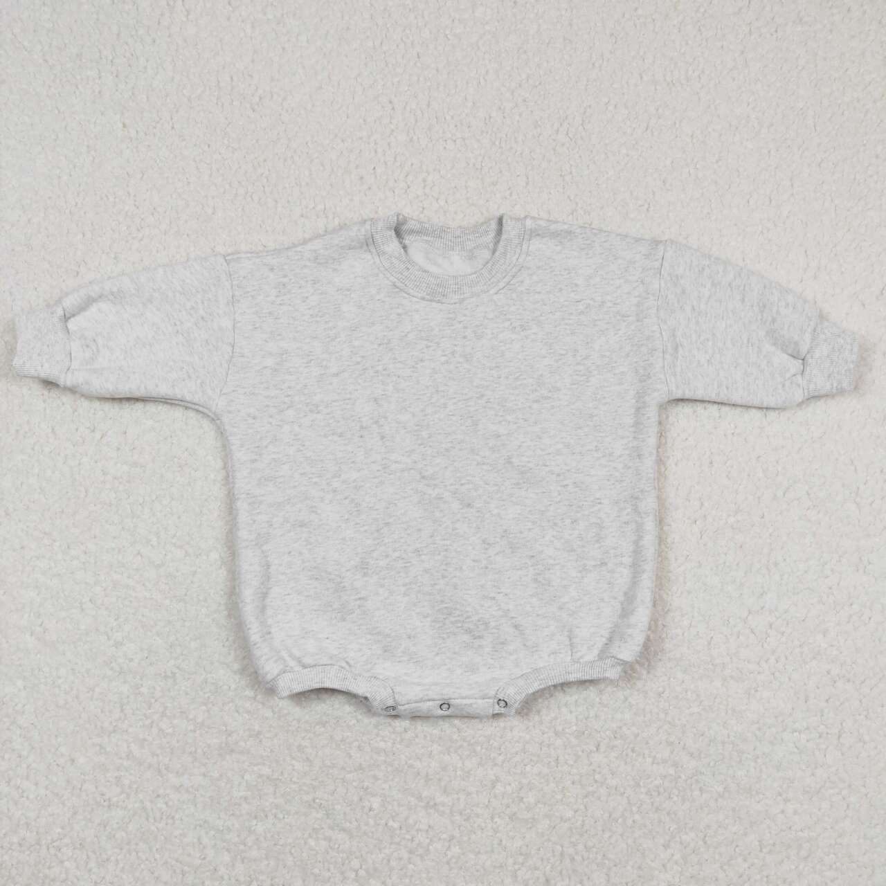 LR0920 light grey cotton Baby Kids Romper