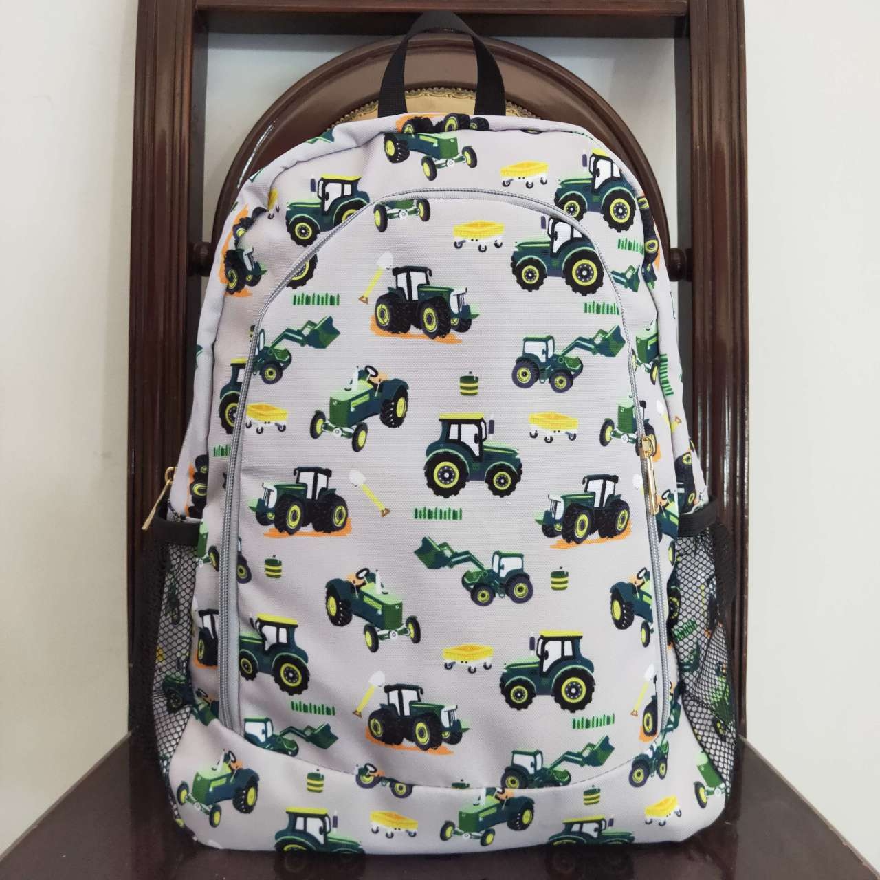 USA SHOP BA0085 Farm Tractors Green Kids Bag
