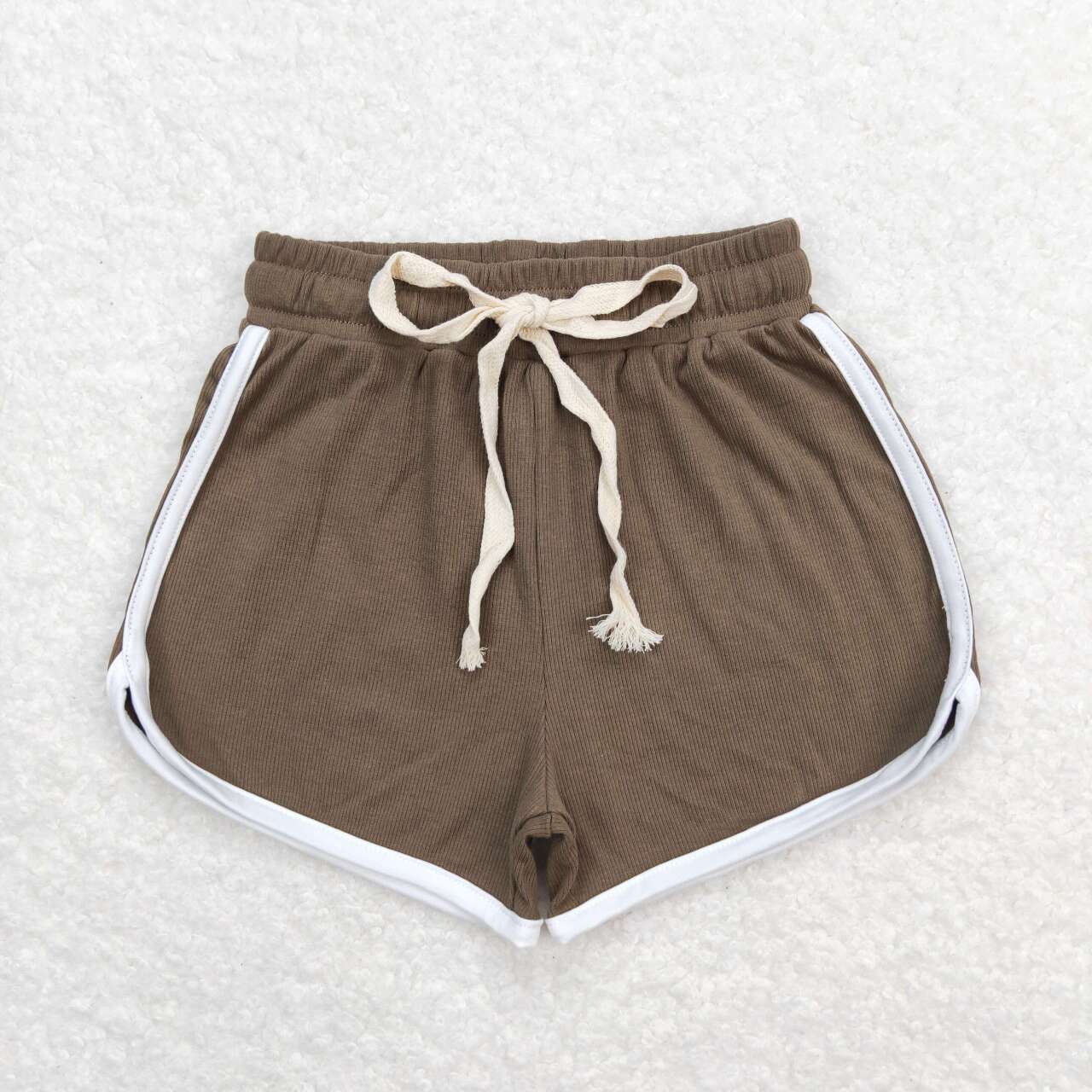 SS0314 dark brown girls shorts