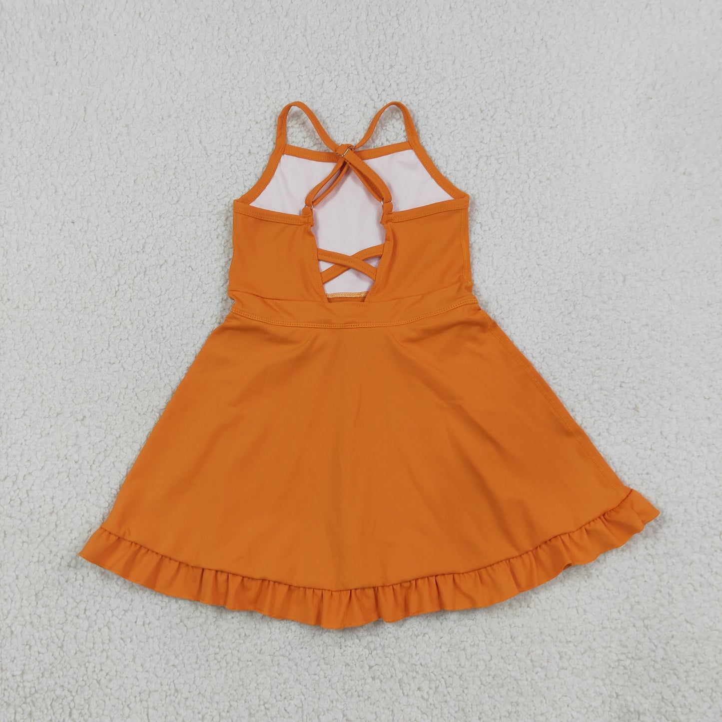 S0780 orange girls bathing tennis clothes