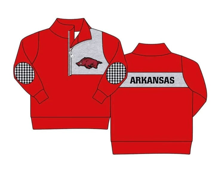 custom S 8.25 Red kids pullover