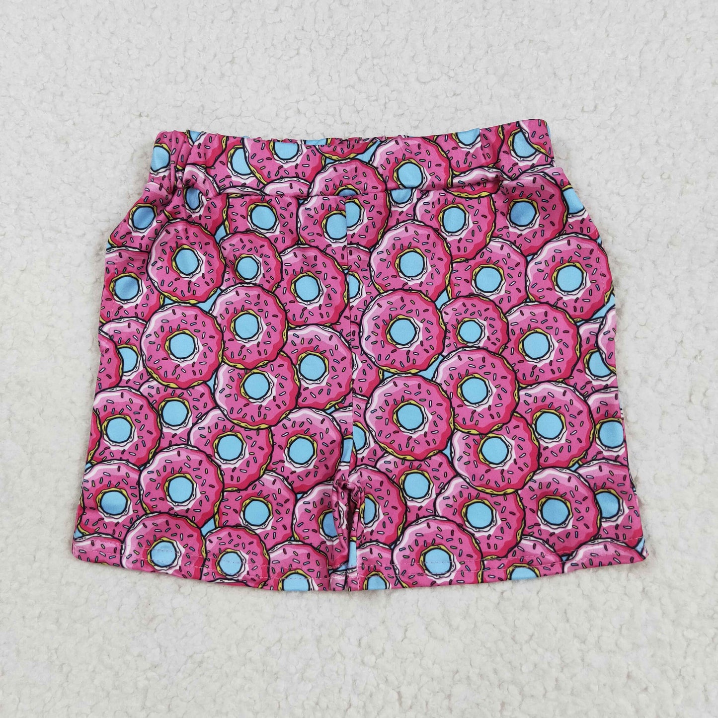 SS0632 pink donut girls shorts