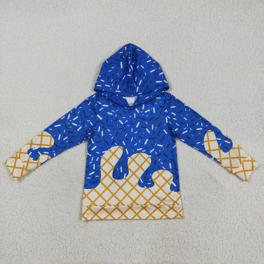 BT1275 blue ice long sleeve hoodie boys top