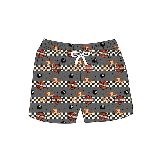 custom motor grey Boys Swimming Trunk