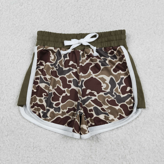 SS0745 Hunting Camo Girls Shorts