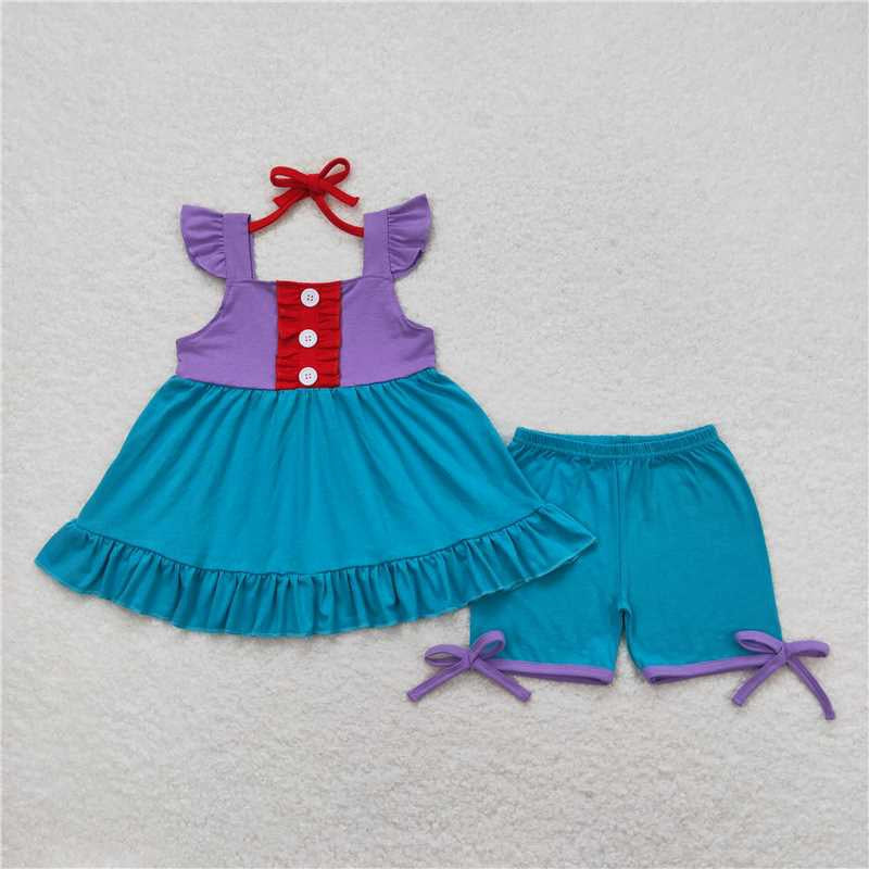 cartoon princess girls set RTS Sibling Clothes