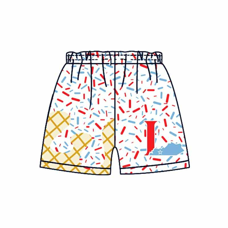 custom moq 3 milk silk ice football team boys shorts