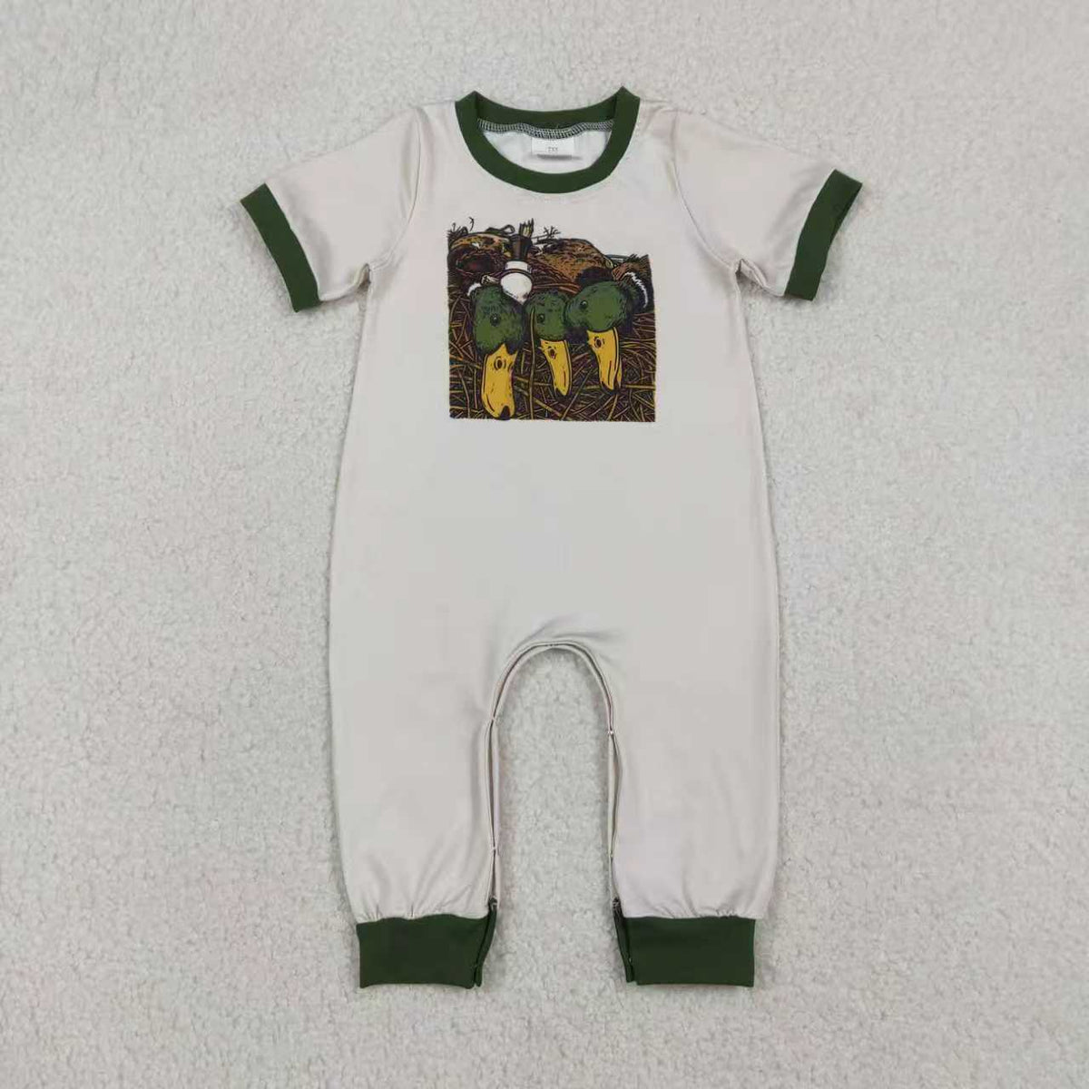 Hunting Style Boys Romper RTS Sibling Clothes