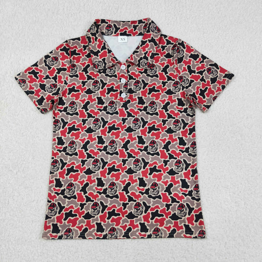 BT1718 Team Camo Short Sleeve Adult Man Top