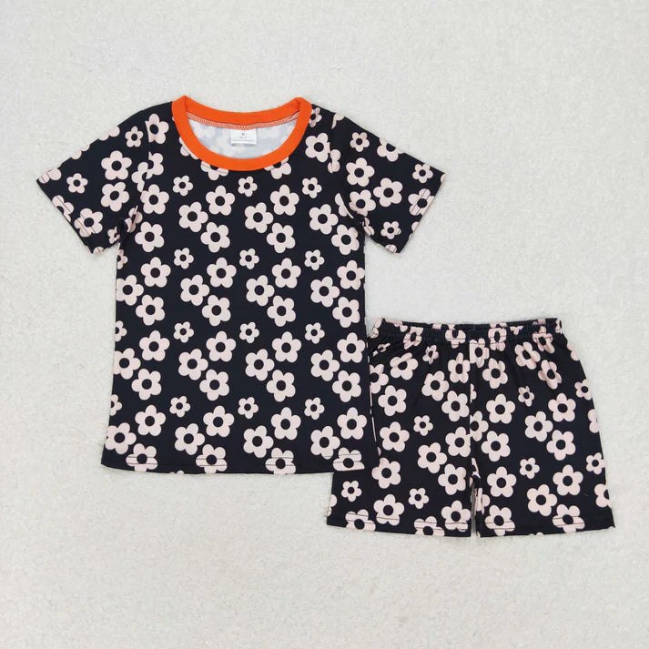 flowers floral girls set Sibling Clothes RTS