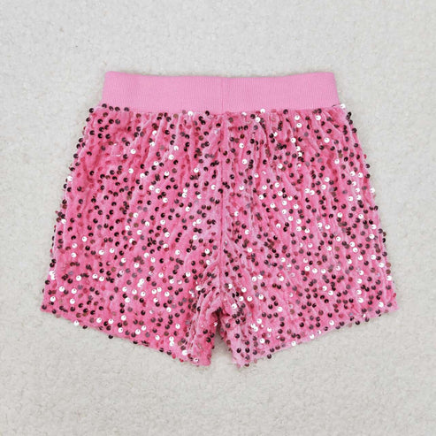 colorful sequin shorts RTS sibling clothes