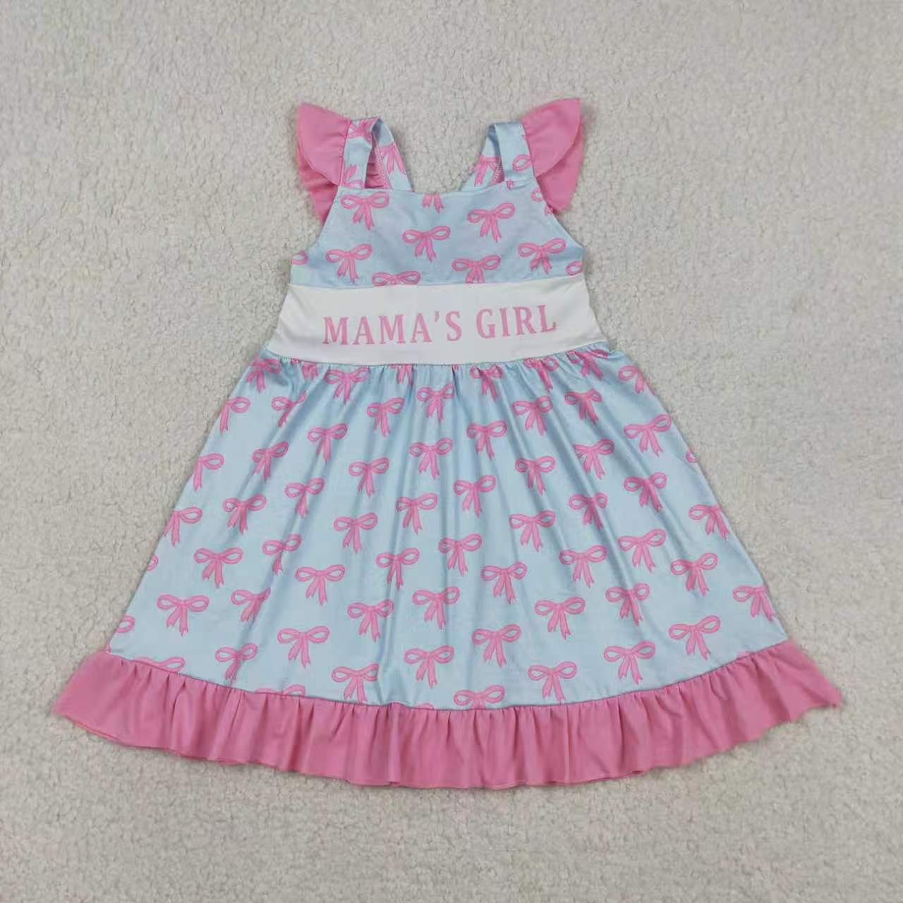 Mama's Girl Bows Dress/Romper Sibling Clothes RTS