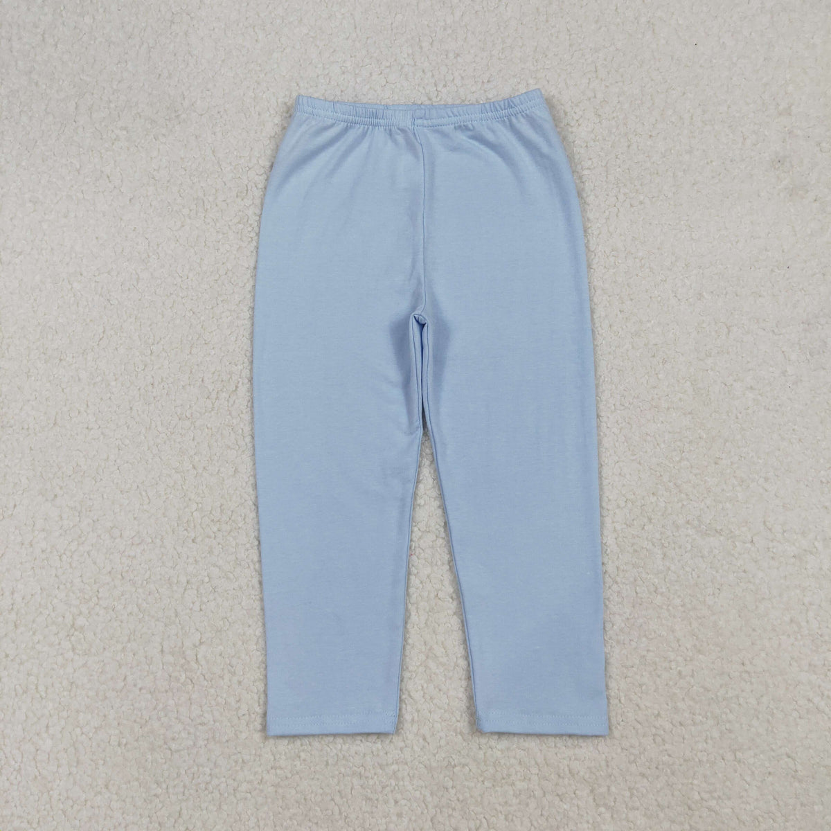 P0820 solid color blue girls pants