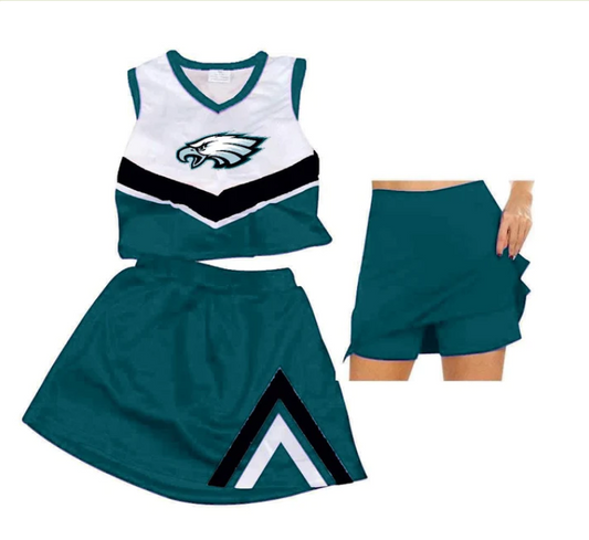 custom S 10.3 Eagle sleeveless skirt cheerleader dress
