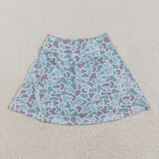 GLK0128 yoga hunting camo skirt skorts