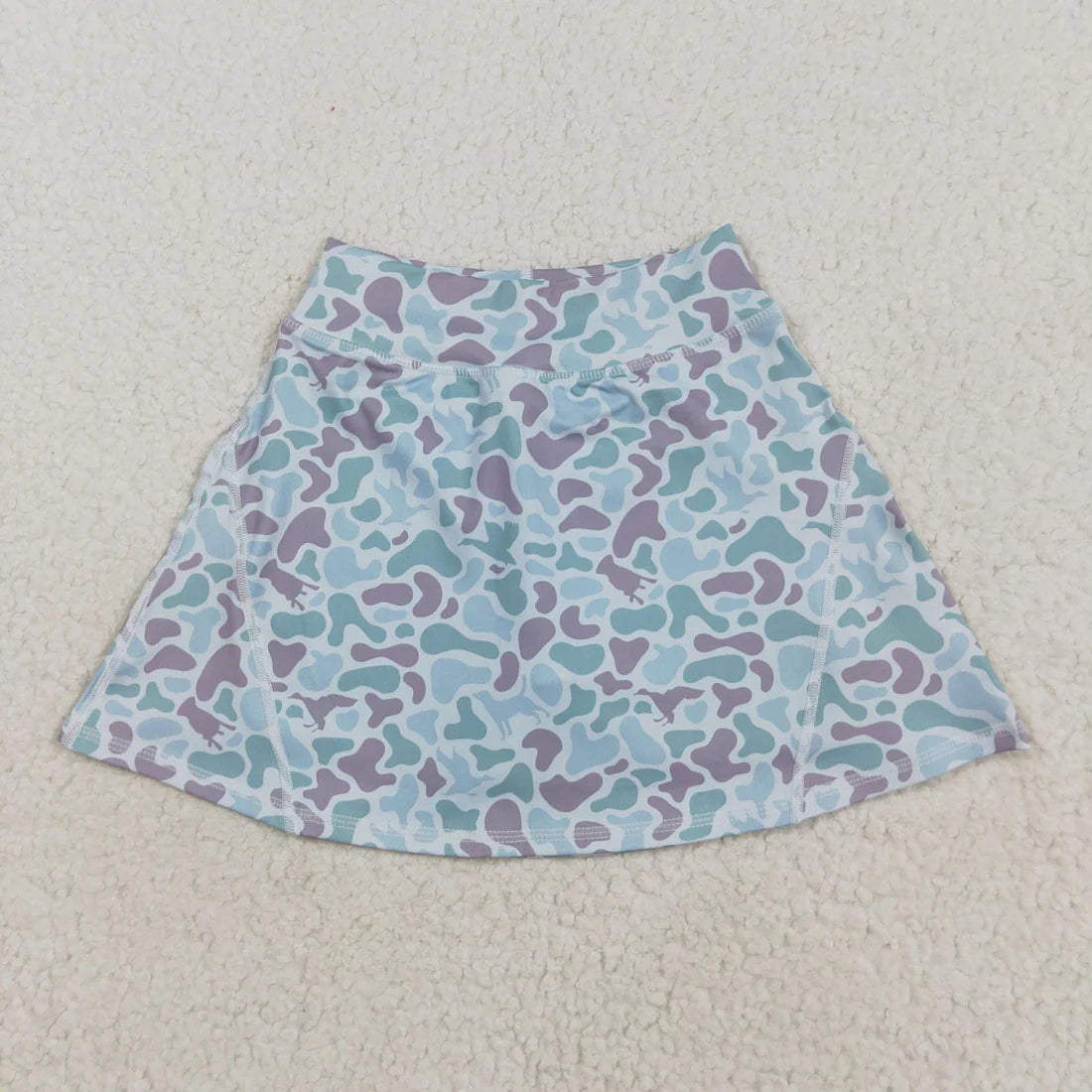 mama and me yoga camo skort skirts RTS sibling clothes