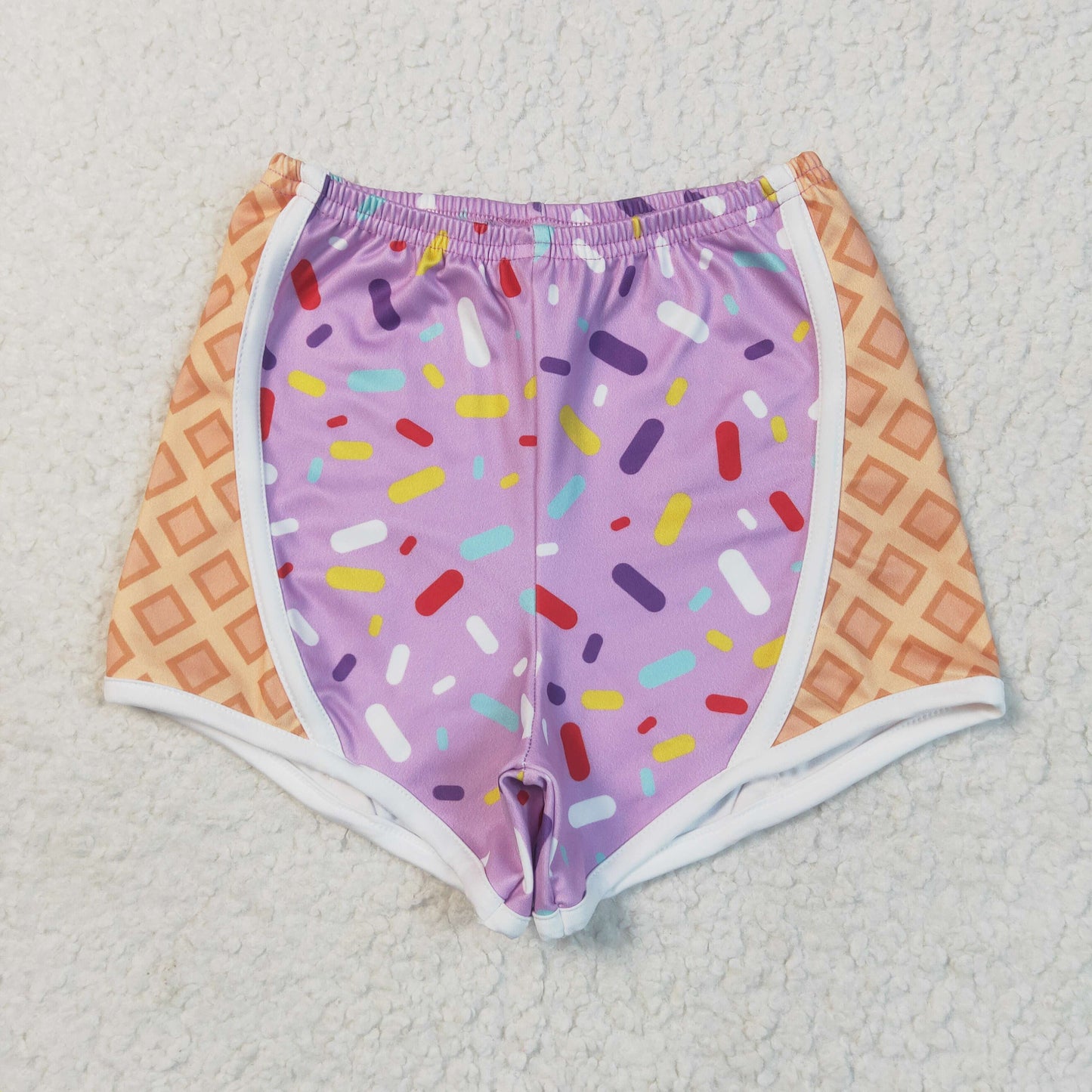 SS0572 yoga ice purple girls shorts