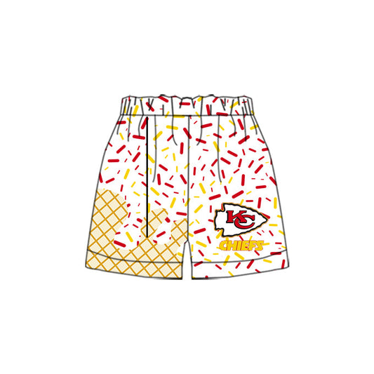 Custom Moq 3 football team KC boys shorts