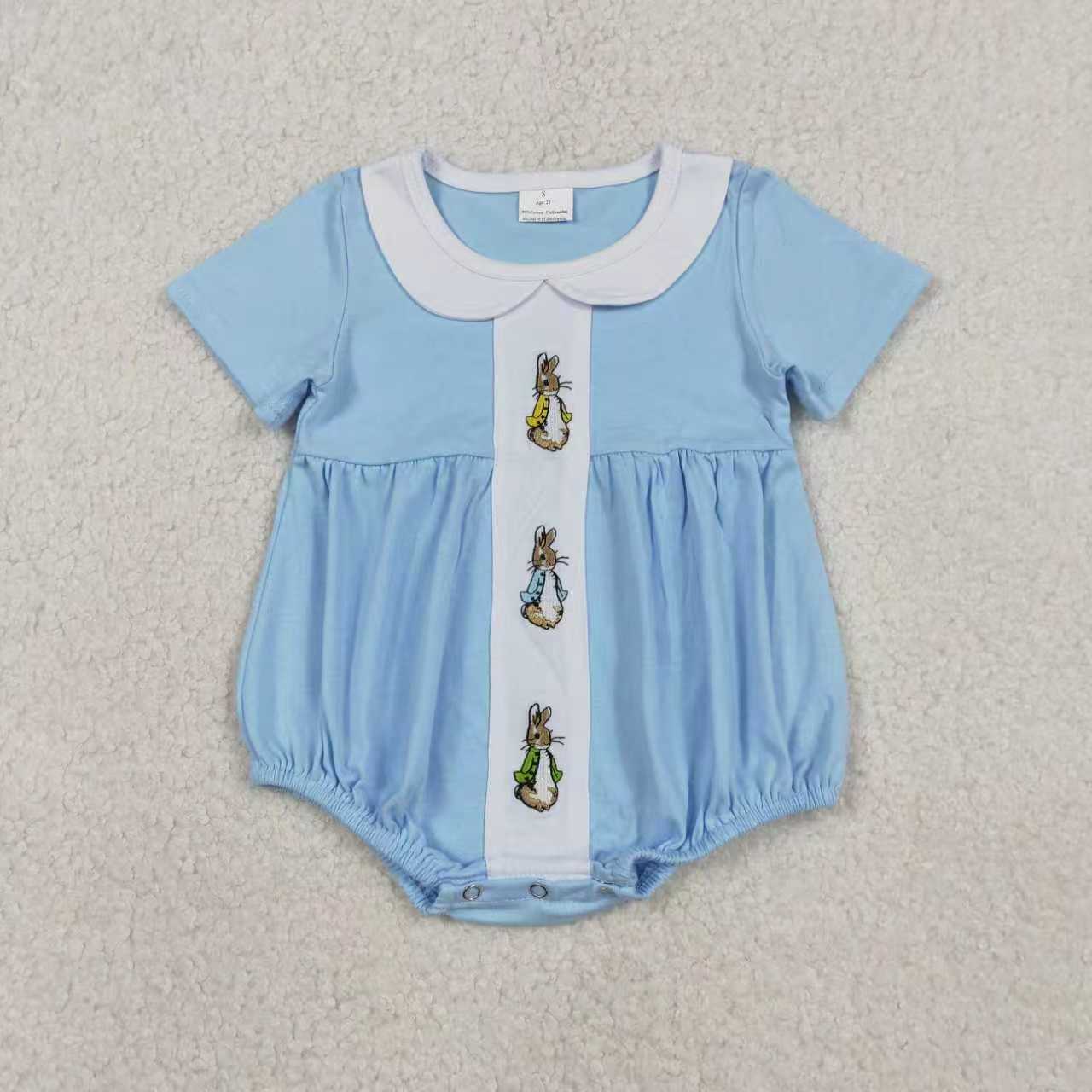 Embroidery Easter Rabbit Bunny RTS Sibling Clothes
