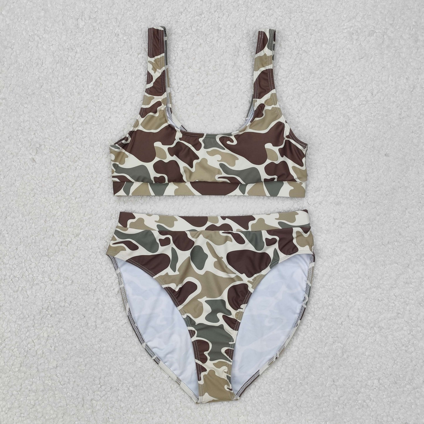 S0476 hunting camo adult women swimsuits